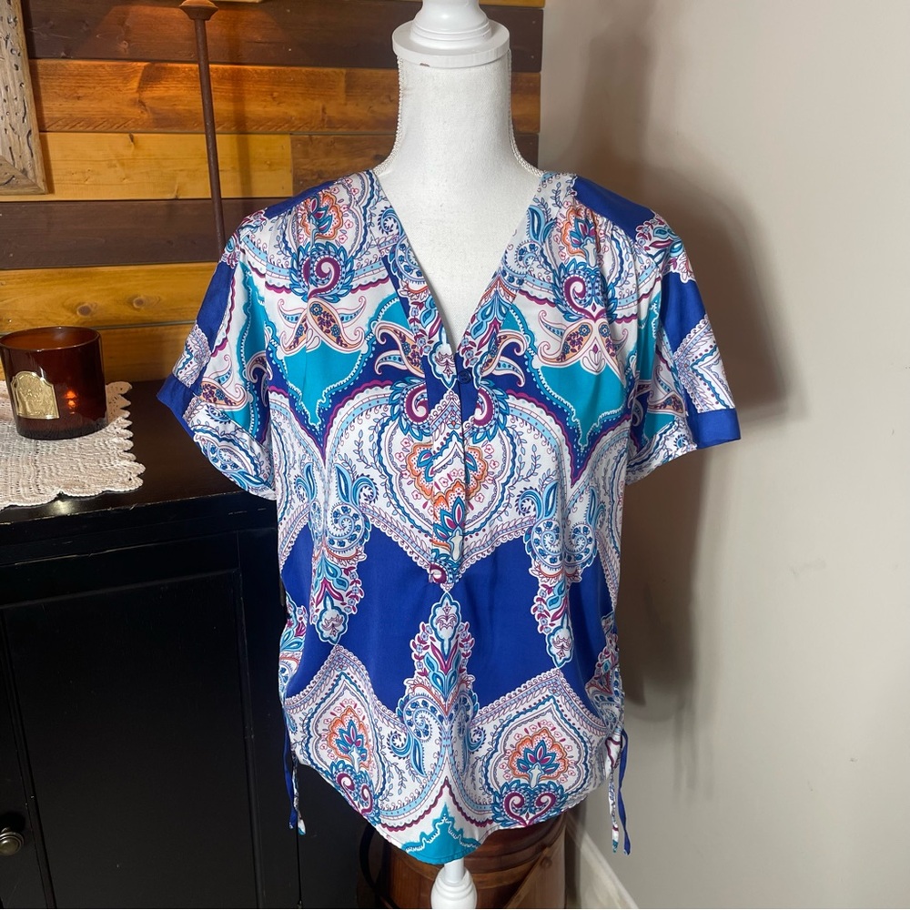 Chico’s Open Neck Blouse
